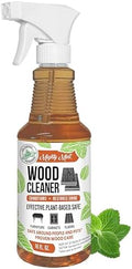 Limpiador y Acondicionador de Madera Mighty Mint – Fórmula a Base de Plantas para Limpiar, Pulir y Renovar Muebles, Gabinetes y Pisos – Aroma a - imagen 1