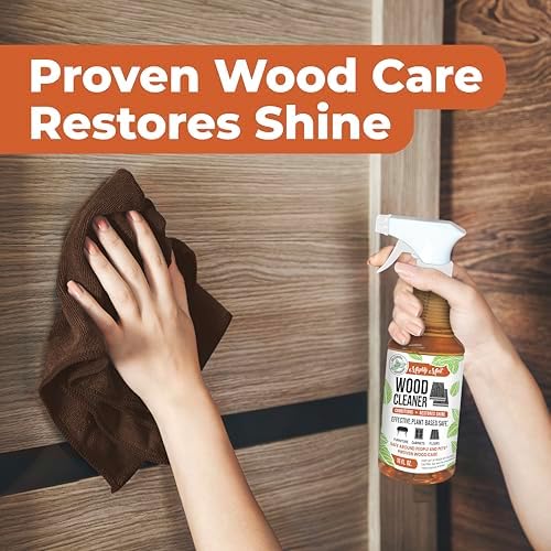 Limpiador y Acondicionador de Madera Mighty Mint – Fórmula a Base de Plantas para Limpiar, Pulir y Renovar Muebles, Gabinetes y Pisos – Aroma a - imagen 3