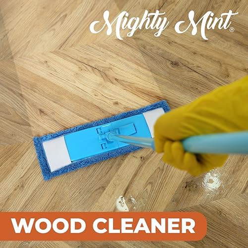 Limpiador y Acondicionador de Madera Mighty Mint – Fórmula a Base de Plantas para Limpiar, Pulir y Renovar Muebles, Gabinetes y Pisos – Aroma a - imagen 4