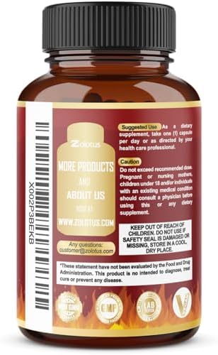 Cápsulas de Tribulus Terrestris con Ashwagandha, Ginseng Panax, Saw Palmetto, Maca y Shilajit - 90 Cápsulas - Suministro para 3 Meses - imagen 3