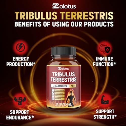 Cápsulas de Tribulus Terrestris con Ashwagandha, Ginseng Panax, Saw Palmetto, Maca y Shilajit - 90 Cápsulas - Suministro para 3 Meses - imagen 7