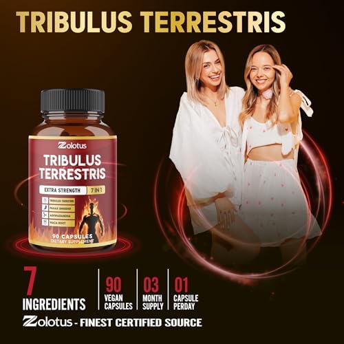 Cápsulas de Tribulus Terrestris con Ashwagandha, Ginseng Panax, Saw Palmetto, Maca y Shilajit - 90 Cápsulas - Suministro para 3 Meses - imagen 8