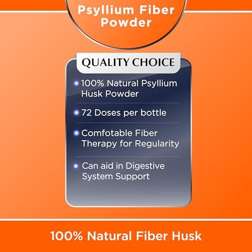 Psyllium en Polvo Quality Choice, Fórmula Original, 72 Dosis para Apoyo Digestivo Diario. Promueve Regularidad con Fibra Soluble Suave. - imagen 3