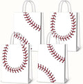 BQK 16 Piezas de Bolsas de Snack de Béisbol para Niños con Asas - Bolsas de Regalo y Fiestas de Béisbol para Cumpleaños - imagen 1