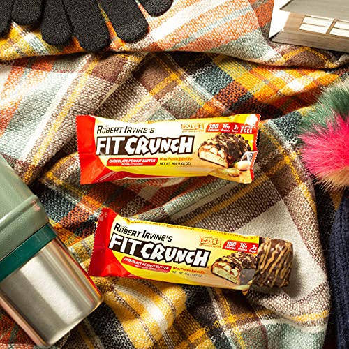 Barras de Proteína FITCRUNCH Snack Size, 6 Capas, 3g de Azúcar, Sin Gluten y Núcleo Suave (9 Barras, Chocolate con Mantequilla de Maní) - imagen 5
