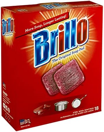 Esponjas de Acero Brillo, Limpieza Duradera, Aroma Original, 18 Piezas (Paquete de 2) - imagen 5