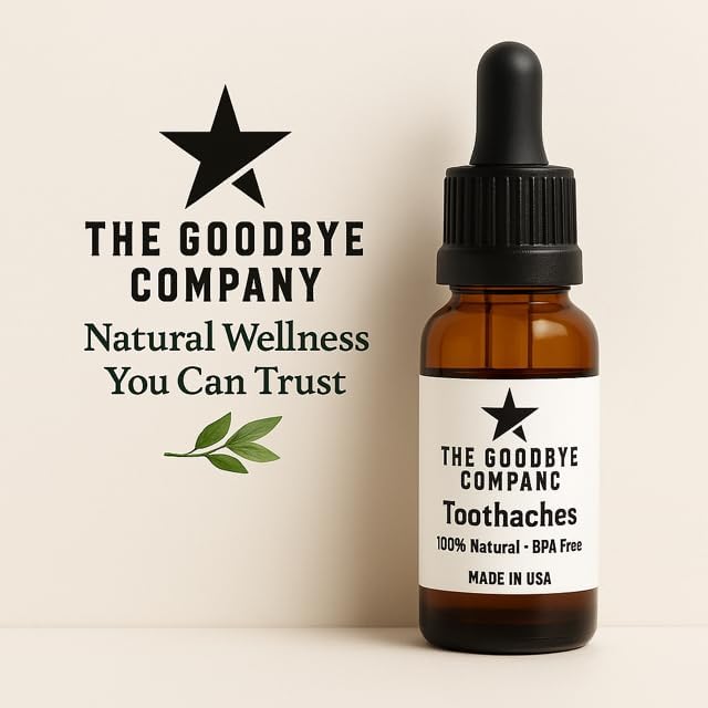 Aceite Orgánico para Alivio de Dolor de Muela The Goodbye Company – Mezcla Pura con Hoja de Menta, Espino Marino y Aceite de Ricino – Fórmula Natural - imagen 5