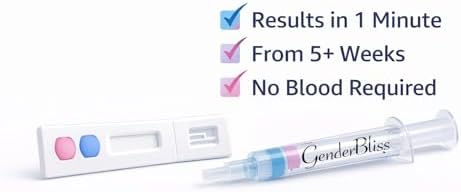 Kit de Prueba de Género GenderBliss® - Predicción de Género del Bebé - Revelación de Género en el Embarazo - Desde 5 Semanas - Resultados en 1 Minuto - imagen 2