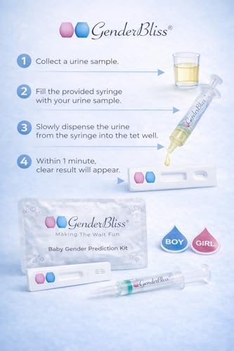Kit de Prueba de Género GenderBliss® - Predicción de Género del Bebé - Revelación de Género en el Embarazo - Desde 5 Semanas - Resultados en 1 Minuto - imagen 5