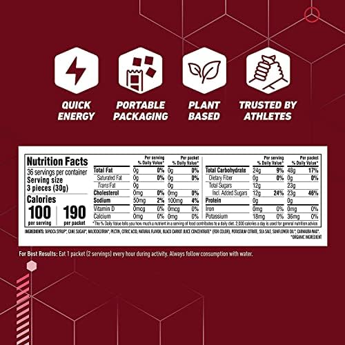 CLIF BLOKS - Galletas Energéticas - Fresa - Sin OGM - Alimento a Base de Plantas - Combustible Rápido para Ciclismo y Correr - Snack para - imagen 5