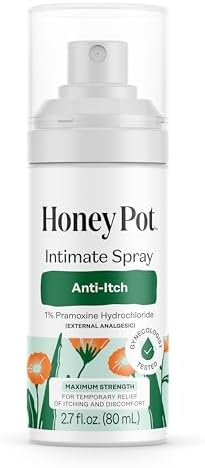 The Honey Pot Company - Spray Antipicazón Femenino - Alivio Medicado para Picazón e Irritación. Máxima Potencia - 2.71 fl. oz. - imagen 1