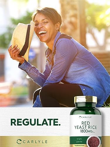 Suplemento de Arroz Rojo Carlyle | 1800 mg | 250 Cápsulas | Sin OGM y Libre de Gluten - imagen 6
