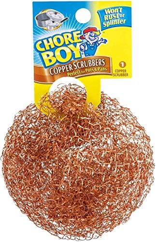 Paquete de 10 Estropajos de Cobre Puro Chore Boy Ultimate para Fregar - imagen 1