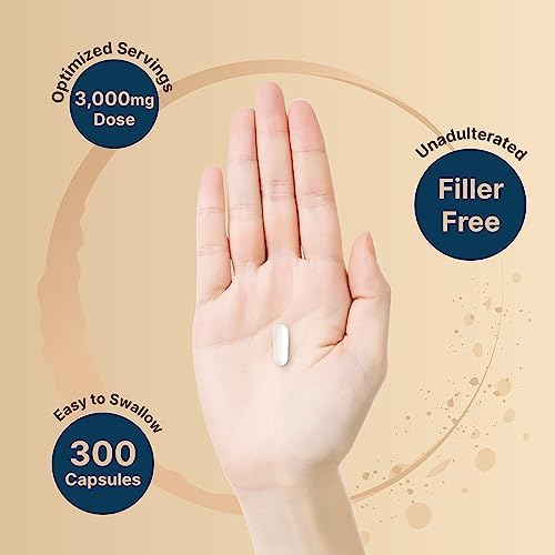 NatureBell Cápsulas de Creatina Monohidratada 3,000mg por Porción, 300 Contenido | Creatina Micronizada, Sin Sabor | Apoyo para Pre-entrenamiento y - imagen 5