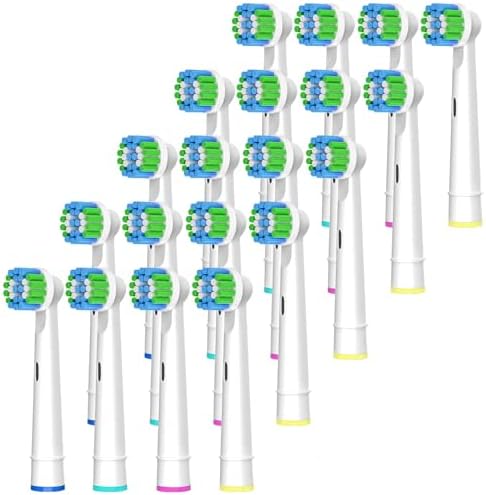 Cabezas de cepillo de dientes de repuesto compatibles con Braun Oral B, 20 piezas, cabezales profesionales para cepillos eléctricos Oral B Pro - imagen 1