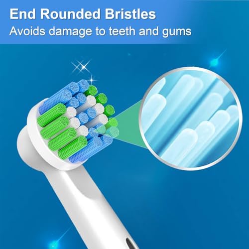 Cabezas de cepillo de dientes de repuesto compatibles con Braun Oral B, 20 piezas, cabezales profesionales para cepillos eléctricos Oral B Pro - imagen 4