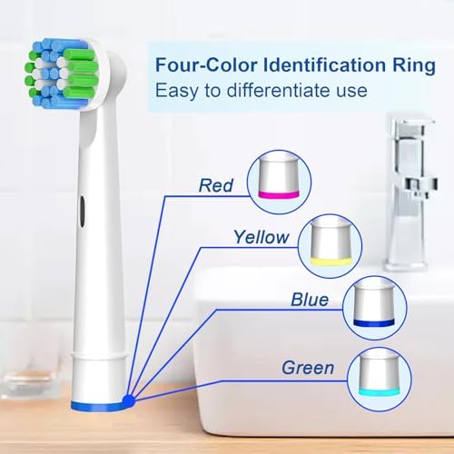 Cabezas de cepillo de dientes de repuesto compatibles con Braun Oral B, 20 piezas, cabezales profesionales para cepillos eléctricos Oral B Pro - imagen 5