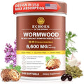 Limpieza de Ajenjo, Nogal Negro y Clavo para Humanos – Fórmula Herbal 18 en 1 para Salud Digestiva, 6600mg por Porción, 240 Softgels, Suministro para - imagen 1