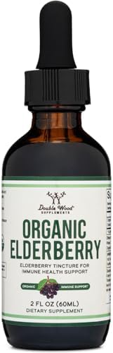 Tinte de Saúco Orgánico 2 Fl Oz (60 Porciones) - Apoyo al Sistema Inmunológico por Double Wood - imagen 1