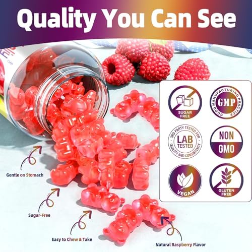 Gomitas de Citrato de Potasio 2000mg, Suplemento Electrolítico Potente con Magnesio, Zinc y Vitaminas C, D3 y K2, 60 Chews para Equilibrio - imagen 5