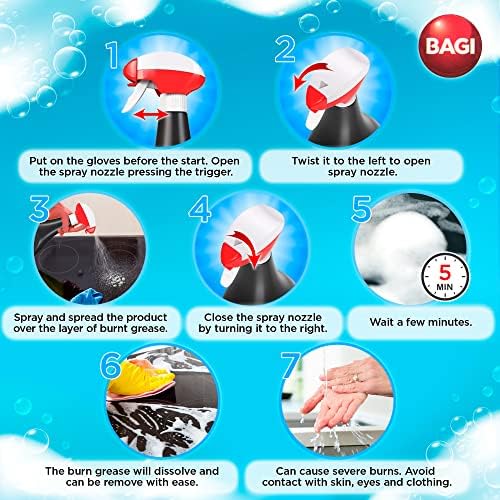 BAGI SHUMANIT - Desengrasante Frío en Spray para la Eliminación Inmediata de Grasas y Aceites Quemados - imagen 7