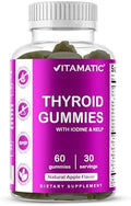 Gomitas Veganas Vitamatic para Apoyo a la Tiroides con Yodo y Kelp – 60 Unidades para Mejorar Energía y Aumentar Metabolismo - imagen 1