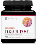 Suplemento Youtheory para Mujeres con Raíz de Maca - Energía Vegana y Soporte para la Menopausia con Ginseng Peruano - 120 Cápsulas Vegetarianas Sin - imagen 1