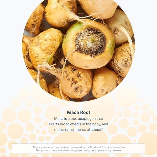 Suplemento Youtheory para Mujeres con Raíz de Maca - Energía Vegana y Soporte para la Menopausia con Ginseng Peruano - 120 Cápsulas Vegetarianas Sin - imagen 5