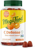 Suplemento diario de vitamina C MegaFood C Defense - Gomitas masticables de vitamina C, apoyo inmunológico, sabor cítrico, hecho con alimentos - imagen 1