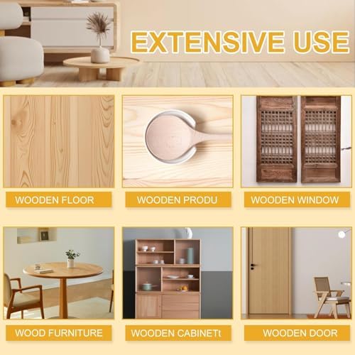 Spray y Restaurador de Cera de Abeja Natural VOYOCUGE 2PCS para Madera, Ideal para Sala, Cocina, Muebles y Pisos de Madera - imagen 5