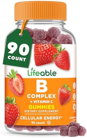 Gomitas de Complejo de Vitamina B Lifeable para Adultos | Con Vitamina C | Deliciosas Gomitas para Energía y Sistema Nervioso | 90 Gomitas Veganas - imagen 1