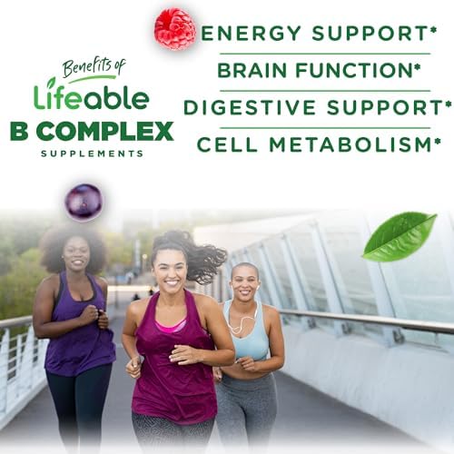 Gomitas de Complejo de Vitamina B Lifeable para Adultos | Con Vitamina C | Deliciosas Gomitas para Energía y Sistema Nervioso | 90 Gomitas Veganas - imagen 3