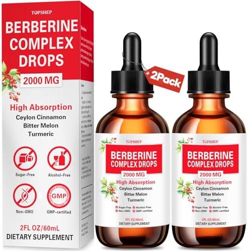 Suplemento Líquido de Berberina HCL Liposomal 1500mg con Canela de Ceilán, Melón Amargo, Cúrcuma, Glucomanano y Moringa para Digestión y Salud - imagen 8