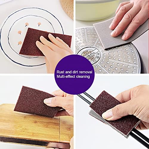 Esponjas de Carborundo Nano auons 20 piezas, Cepillo de Esmeril para Limpiar, Esponja Mágica para Cocina, Herramienta de Limpieza para Ollas y - imagen 3