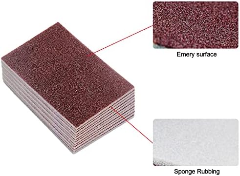 Esponjas de Carborundo Nano auons 20 piezas, Cepillo de Esmeril para Limpiar, Esponja Mágica para Cocina, Herramienta de Limpieza para Ollas y - imagen 4