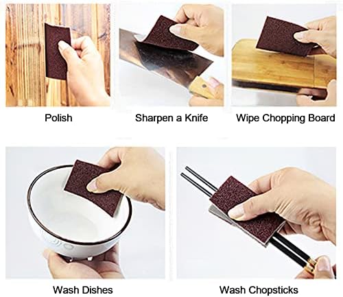 Esponjas de Carborundo Nano auons 20 piezas, Cepillo de Esmeril para Limpiar, Esponja Mágica para Cocina, Herramienta de Limpieza para Ollas y - imagen 5