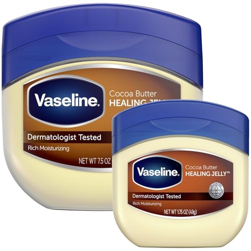 Paquete Variado de Gel Curativo Vaseline con Manteca de Cacao, 2 Tamaños (7.5 Oz y 1.75 Oz) – Ungüento Hidratante y Protector para Piel Seca - imagen 1