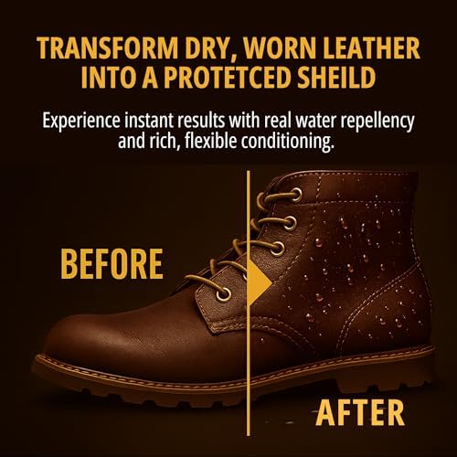 Acondicionador de Cuero Líquido Eagle Mink Oil 8oz con Paño – Suaviza, Impermeabiliza y Preserva Botas, Zapatos, Bolsas, Chaquetas y Muebles - imagen 3