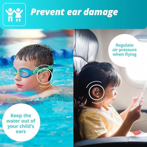 Tapones para oídos Alpine Pluggies para niños con canales auditivos pequeños – Reducción de ruido para niños de 5 a 12 años – Protección auditiva - imagen 3