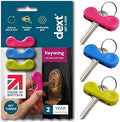 Dext - Ayuda para Girar Llaves Keywing para Personas con Artritis y Parkinson, Agarre Cómodo y Seguro, Ligero y Duradero, Diseño Click-On, Paquete de - imagen 1