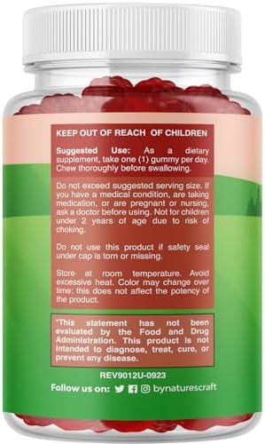 Gomitas Masticables de Vitamina D para Niños - 1000 IU por Porción - Suplemento de Sabor Berries para Inmunidad y Salud Ósea - Sin Gelatina - 60 - imagen 8
