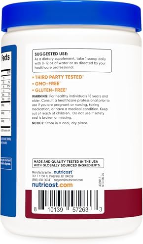 Nutricost Fibra Soluble Sabor Berry 30 Porciones - Vegano, No Transgénico, Sin Gluten - imagen 4