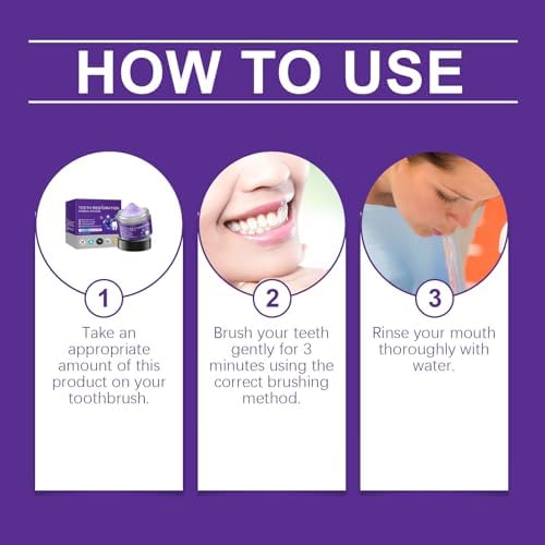 Pó de Mineral para Restauración Dental 2PCS - Fortalece Dientes y Encías, Efectivo para Uso Diario, Color Púrpura - imagen 3