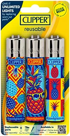 Clipper - Encendedores Reutilizables Clásicos Grandes - Paquete de 12 Encendedores Premium Recargables - Reemplaza Butano, Yesca y Rueda de Chispa - - imagen 3