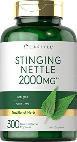 Extracto de Hoja de Ortiga de Carlyle | Suplemento de 300 Cápsulas | Fórmula Herbal | Sin OGM y Libre de Gluten - imagen 1