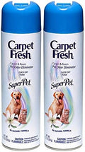 Refrescante de Alfombra en Espuma sin Aspiradora Carpet Fresh, Super Pet 10.50 oz (Paquete de 2) - imagen 1