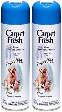 Refrescante de Alfombra en Espuma sin Aspiradora Carpet Fresh, Super Pet 10.50 oz (Paquete de 2) - imagen 1