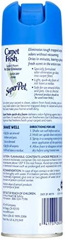 Refrescante de Alfombra en Espuma sin Aspiradora Carpet Fresh, Super Pet 10.50 oz (Paquete de 2) - imagen 3
