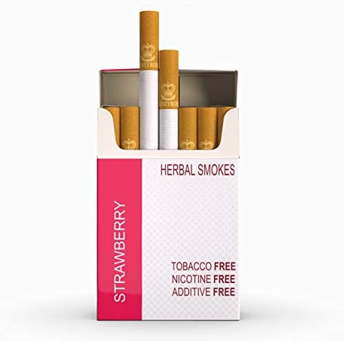 Cigarrillos Herbales Honeyrose STRAWBERRY - Sin Tabaco ni Nicotina, Hechos en Inglaterra, ¡Envío Gratis! - imagen 1