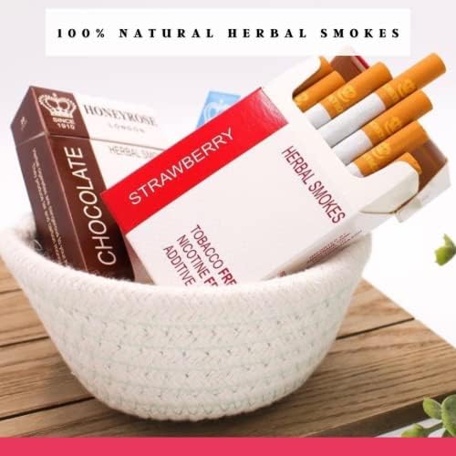 Cigarrillos Herbales Honeyrose STRAWBERRY - Sin Tabaco ni Nicotina, Hechos en Inglaterra, ¡Envío Gratis! - imagen 6